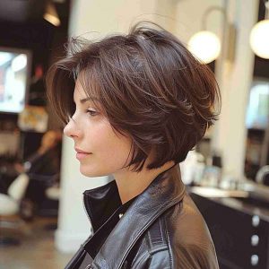 Brunette Layered Bob Brunette Layered Bob