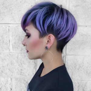 Lavender Dream with Undercut Precision Lavender Dream with Undercut Precision