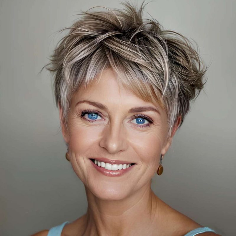 Natural Elegance with Short Layers