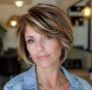 Classic Short Bob with Soft Curls Classic Short Bob with Soft Curls