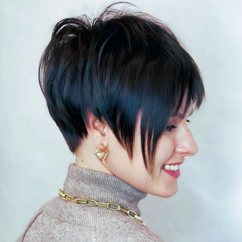 Edgy Asymmetrical Pixie Cut