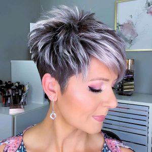 Edgy Feathered Pixie Cut Edgy Feathered Pixie Cut