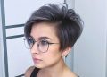 Smoky Elegance: The Ultimate Voluminous Short Hairstyle for a Bold, Modern Look