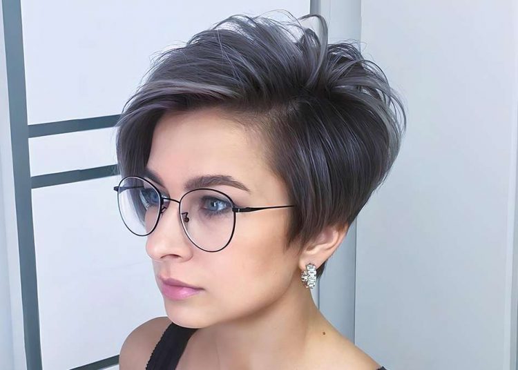 Smoky Elegance: The Ultimate Voluminous Short Hairstyle for a Bold, Modern Look
