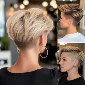 Textured Undercut Pixie Textured Undercut Pixie