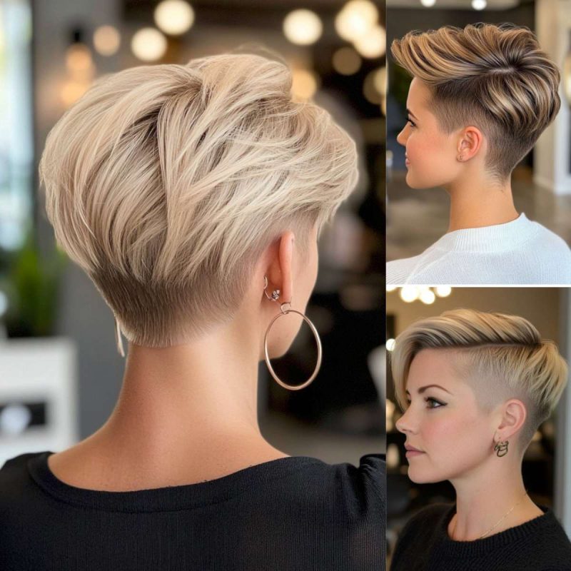 Textured Undercut Pixie