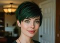 Bold and Beautiful: 8 Short Green Hairstyles That Redefine Modern Edge