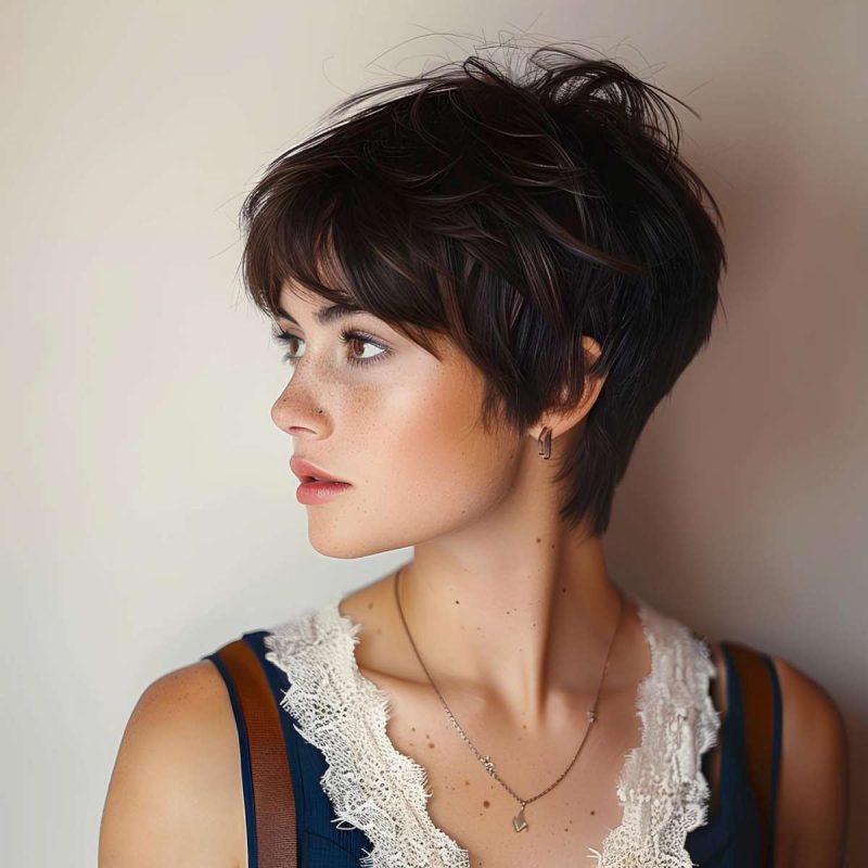 Soft Pixie with Side-Swept Bangs
