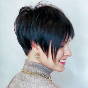 Edgy Asymmetrical Pixie Cut